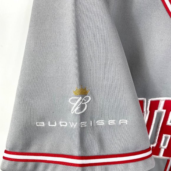 Vintage Chase Dale Earnhardt Jr #8 NASCAR Budweiser Baseball Button Up shirt - Picture 4 of 13